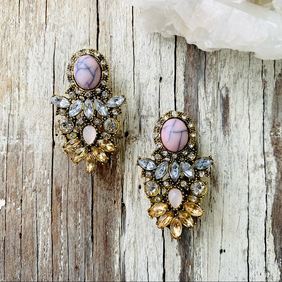 Anthro Ella Teardrop Earrings - Picture 3 of 6